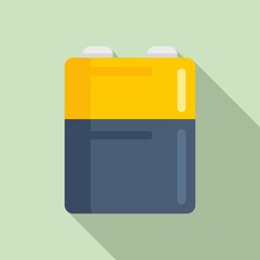 Sticker - Power battery icon, flat style