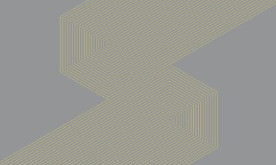 Aufkleber - Abstract art lines background. Stripes with trend colors.