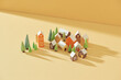 © Maki Company Limited/Stocksy - House glued out of paper stands in the city.