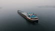 © Yakov Knyazev/Stocksy - Top-view of a cargo ship
