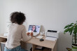 © Hernandez & Sorokina/Stocksy - Video Conference At Home Office