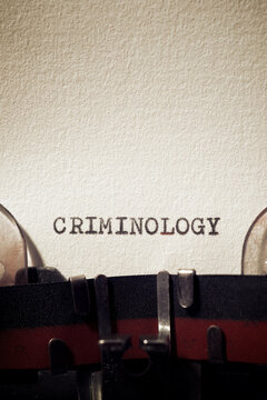 Criminology concept view