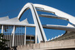 Closeup View of the Arch of the Moses Mabhida Stadium