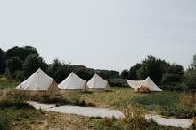 Bell Tents Camp Area