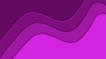Wall Mural - Beautiful purple wavy background is made in layer style.