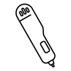 Poster - Printing pen icon, outline style