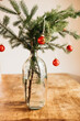© Léa Jones/Stocksy - Christmas decorations on table