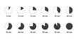© Роман Ярощук - Time icons set. Meal preparation time icons. Cook time icons. Boiling time. Frying time icons. Vector illustration