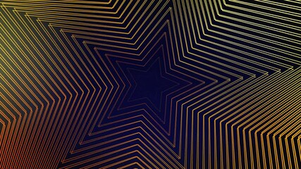 Aufkleber - Minimal backgrounds design. Lines colorful design. Future geometric patterns. Seamless loop motion video.