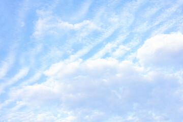 Wall Mural - abstract atmosphere background, blue sky with clouds, copy space