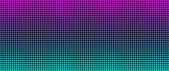 Wall Mural - led screen. pixel tv texture. digital display with points. lcd monitor. pink purple green television