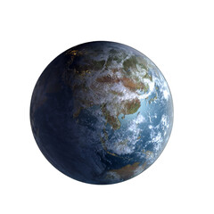 Wall Mural - Planet Earth Asia Isolation