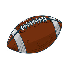 Canvas Print - american football ball