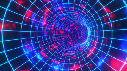 Wall Mural - Abstract Space Worm Hole Background