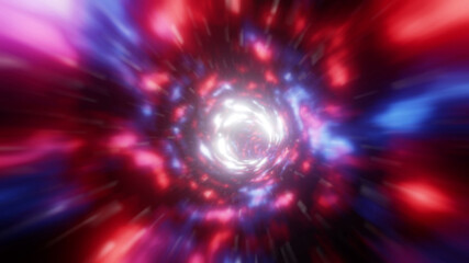 Wall Mural - Abstract Space Worm Hole Background