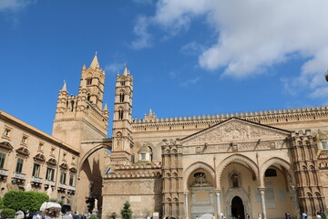 Wall Mural - The Maria Santissima Assunta Cathedral in Palermo, Sicily Italy