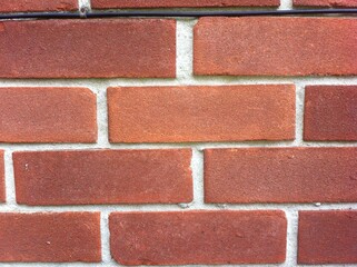 red brick wall