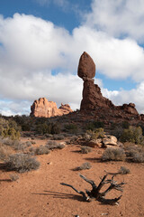 Poster - Balanced Rock, Arches National Park, Moab, Utah, USA