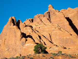 Wall Mural - USA, Utah. Arches National Park, Fiery Furnace Fins