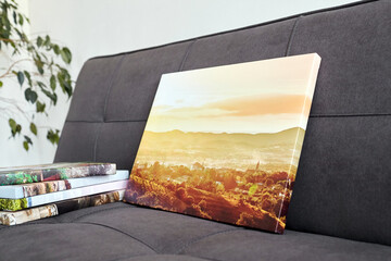 Wall Mural - Canvas prints. Photo printed on canvas with gallery wrapping on stretcher bar