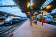 © Connect Images - Trains in station, Oslo, Norway