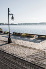 Wooden Boardwalk By Seaside, Halifax, Canada