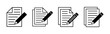 © AAVAA - Note icon set. notepad icon vector