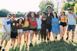© Connect Images - Group of friends dancing in park