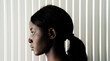 © Connect Images - Young woman with ponytail, head profile portrait
