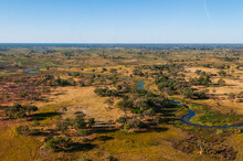 Aerial View Of Okavango Delta, Botswana