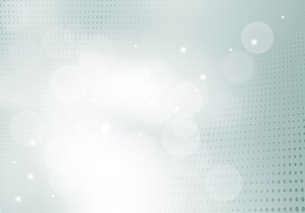 Poster - Gray white soft abstract background. broken light creative graphic wave for web. Modern business style with halftone effect.