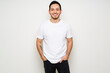 © AntonioDiaz - Male mockup t-shirt template for design print