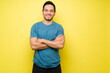 © AntonioDiaz - Latin young man making eye contact and smiling