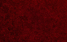 Red Grain Quartz Surface For Bathroom Or Kitchen Or Countertop. Close Up Terazzo Quartz Stone Texture Use For Background.