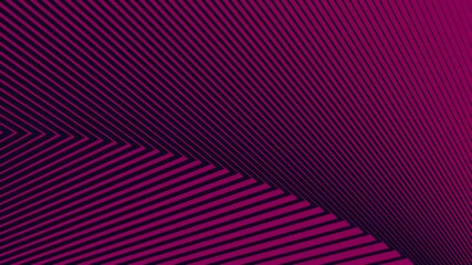 Aufkleber - Abstarct minimal echo stripes minimal trendy background. Seamless loop computer generated graphics.