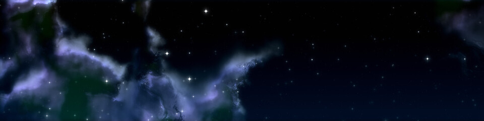 Wall Mural - night sky galaxy nebula background