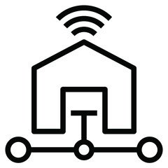 Sticker - home wifi