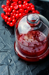 Wall Mural - Berries jam in glass jar