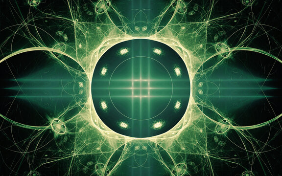 abstract illustration background image patterns in the form of lines and geometric shapes intersecting, intertwining in a chaotic manner for use in web design, computer graphics