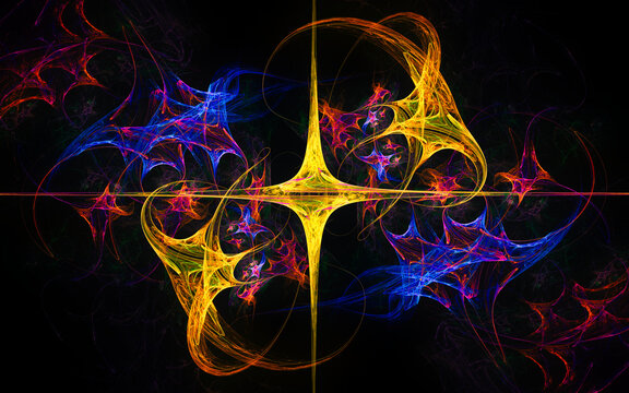 digital generated image in the form of abstract geometric shapes of various shades and colors for use in web design and computer graphics