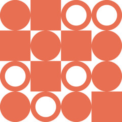 Poster - geometric circles abstract background. template pattern background. circles and squares. vector illu