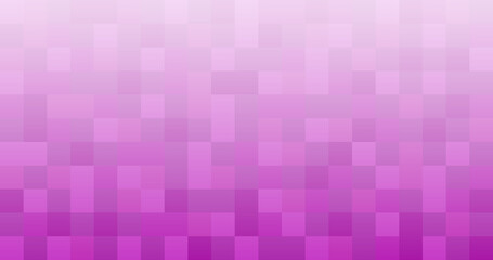 Poster - Abstract purple square pattern in gradient background. Wallpaper with pixels.