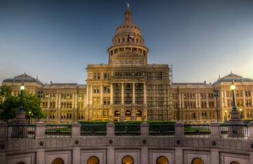 Austin, Texas, USA at the Texas State Capitol.