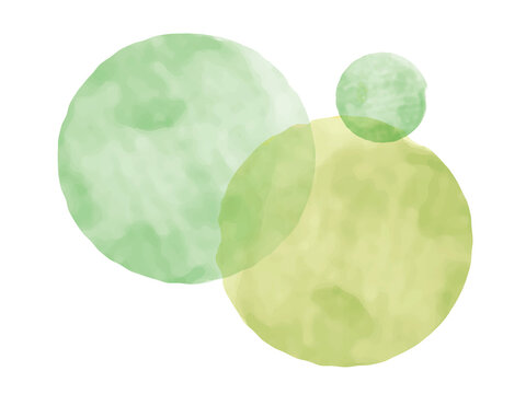 water color_水彩 緑 グリーン 春 素材 背景 テクスチャ 横 green background image 分解可能