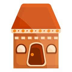 Poster - Season gingerbread icon. Cartoon of season gingerbread vector icon for web design isolated on white background