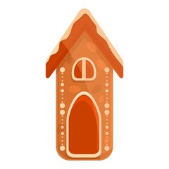 Poster - Shop gingerbread icon. Cartoon of shop gingerbread vector icon for web design isolated on white background