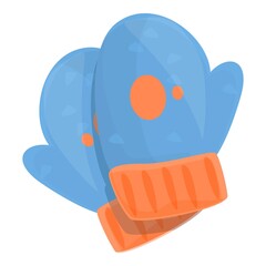 Poster - Winter gloves icon. Cartoon of Winter gloves vector icon for web design isolated on white background