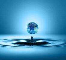 World Water Day Concept. Every Drop Matters. Saving Water And World Environmental Protection Concept- Environment Day