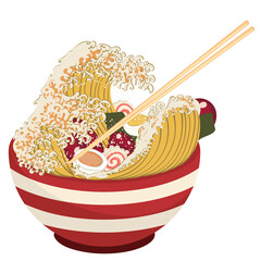 The great wave of ramen