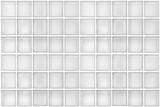 White translucent glass block wall pattern and background seamless